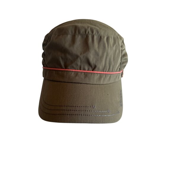 Quechua Olive Green Sun Hat Adjustable Colorful Lining Lightweight & Durable - Picture 1 of 6